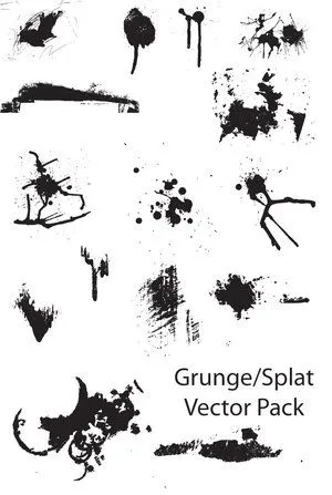 ... splat vector pack by thegoldenmane 16 vectores abstractos de manchas
