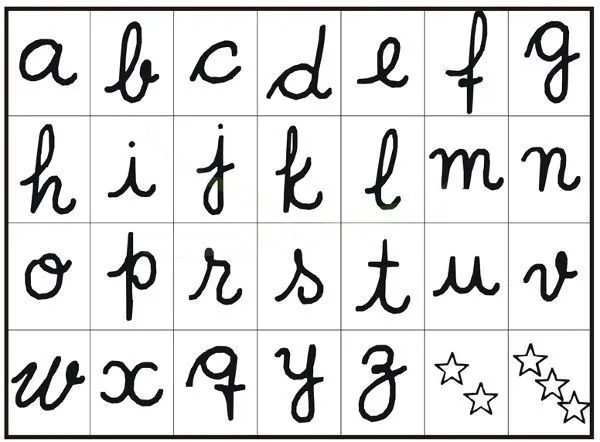 17 Best ideas about Abecedario Letra Cursiva on Pinterest ... 17 Best ideas about Abecedario Letra Cursiva on Pinterest ...