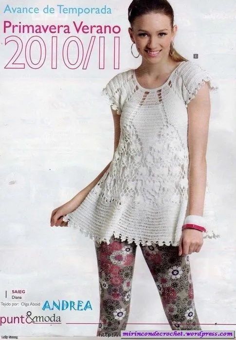 Me encanto... definitivamente...es hermosa!!!! | Crochet, Vestidos ... Me encanto... definitivamente...es hermosa!!!! | Crochet, Vestidos ...