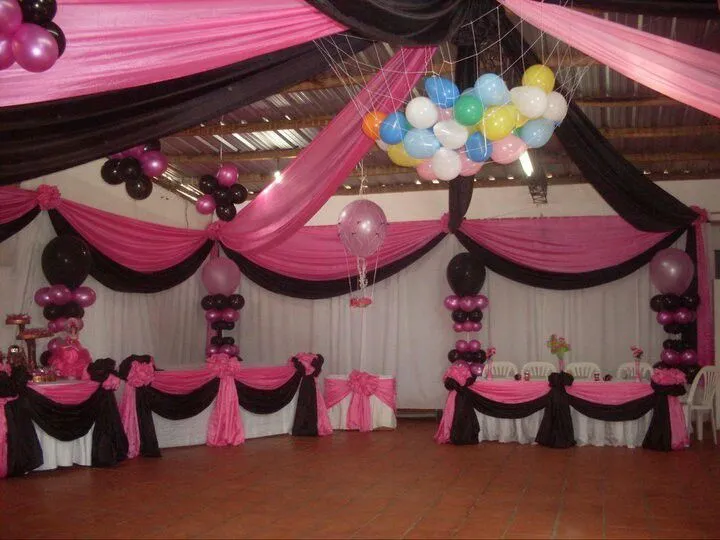 17 Best images about Decoraciones con telas y globos on Pinterest ...