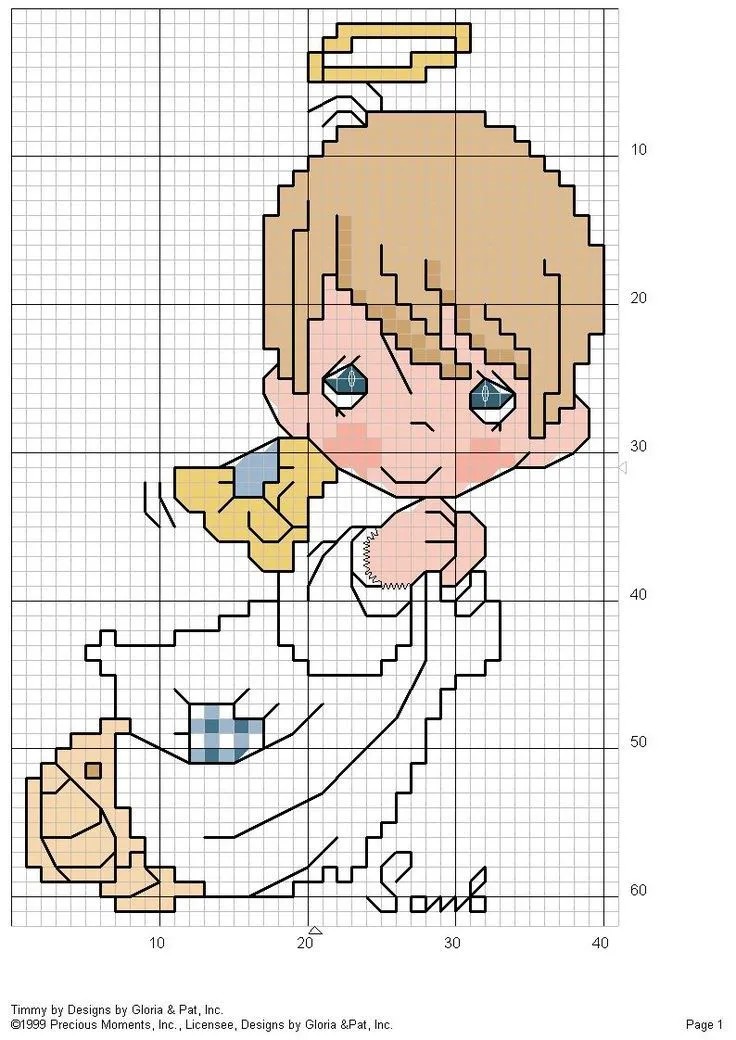 17 Best images about Punto de cruz Precious Moments on Pinterest ...