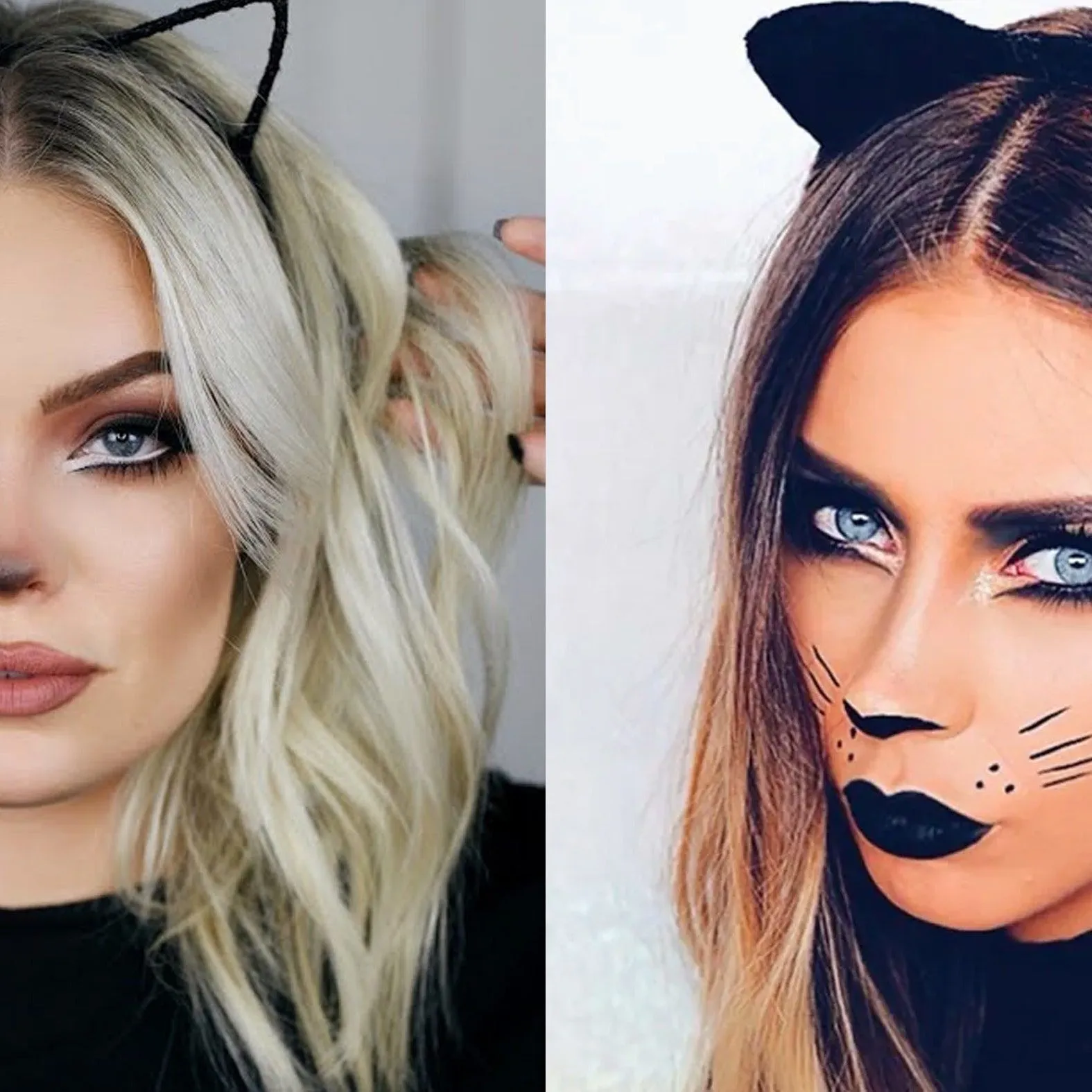 Estas 17 ideas de maquillaje de gato para Halloween son otro nivel | Glamour