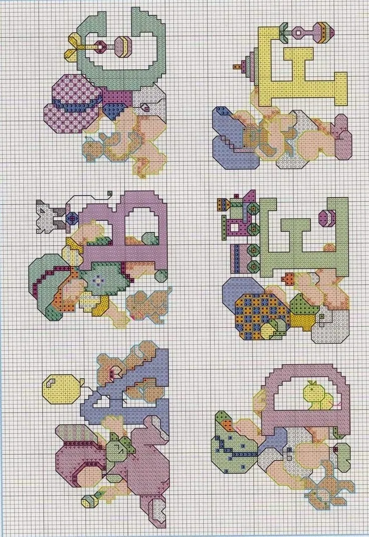17 mejores ideas sobre Abecedario Punto De Cruz en Pinterest ...
