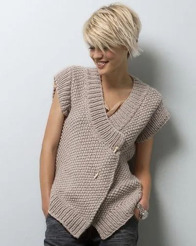 17 mejores ideas sobre Chalecos Tejidos en Pinterest | Stricken ...