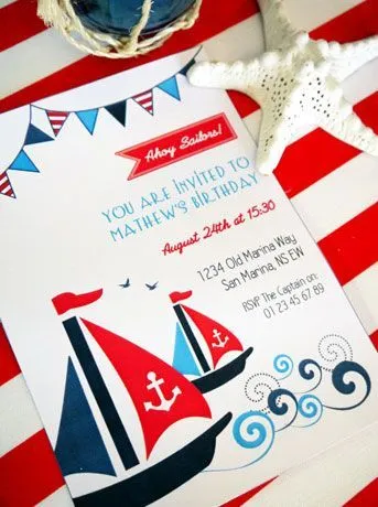 17 mejores ideas sobre Cumpleaños Marinero en Pinterest | Fiesta ...