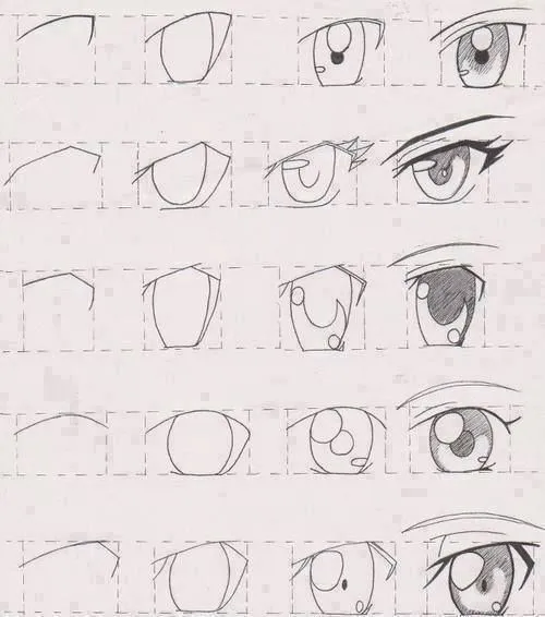 17 mejores ideas sobre Como Dibujar Ojos Anime en Pinterest | Como ...