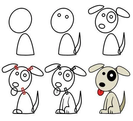 17 mejores ideas sobre Dibujos Faciles De Perros en Pinterest ... 17 mejores ideas sobre Dibujos Faciles De Perros en Pinterest ...