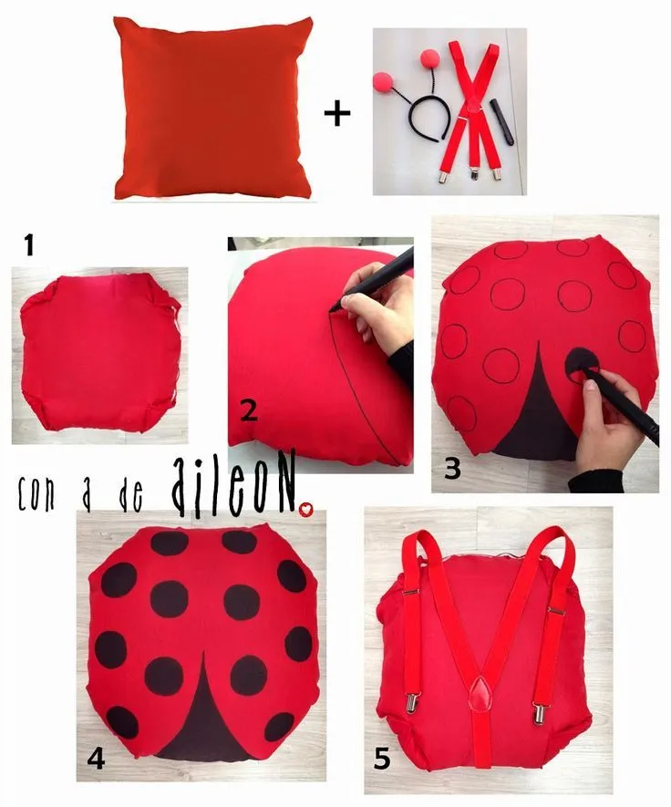 17 mejores ideas sobre Disfraz De Mariquita en Pinterest | Trajes ...