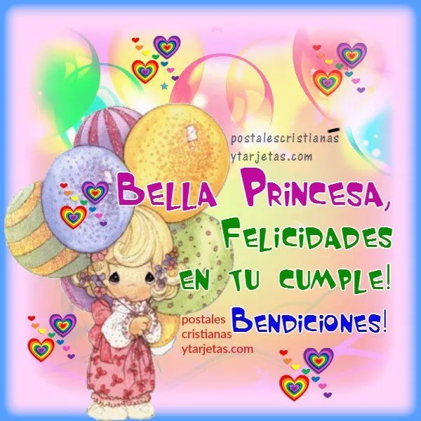 17 mejores ideas sobre Feliz Cumpleaños Princesa en Pinterest ...