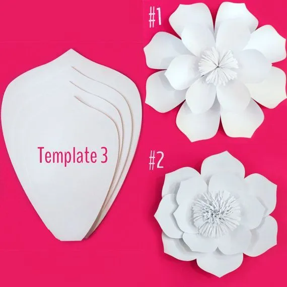 17 mejores ideas sobre Flores Gigantes De Papel en Pinterest ...