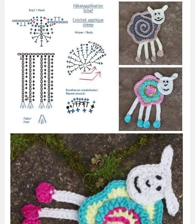 17 mejores ideas sobre Patrones De Crochet De Animales en ...