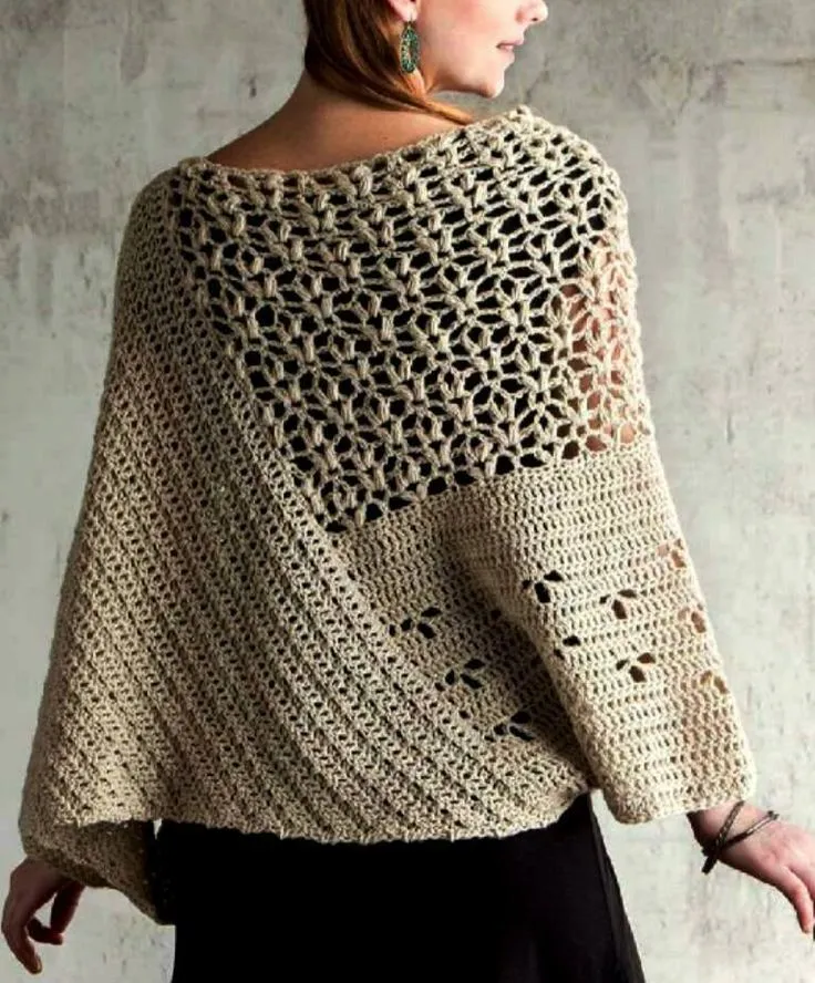 17 mejores ideas sobre Patrones Poncho en Pinterest | Poncho de ... 17 mejores ideas sobre Patrones Poncho en Pinterest | Poncho de ...