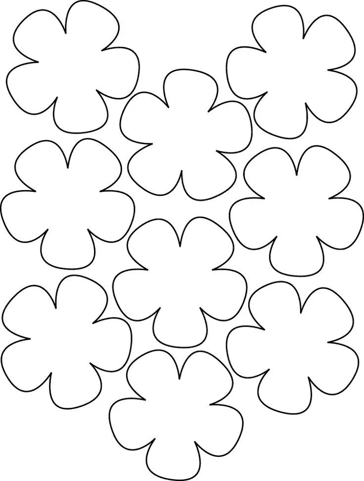 17 mejores ideas sobre Plantilla De Flores en Pinterest ... 17 mejores ideas sobre Plantilla De Flores en Pinterest ...