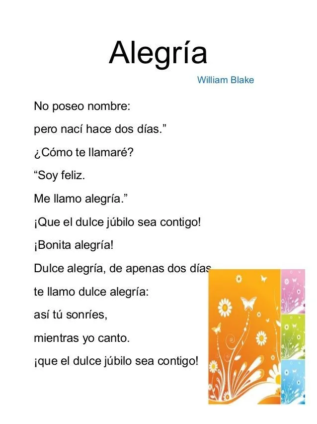 17 mejores ideas sobre Poemas Faciles Para Niños en Pinterest ...