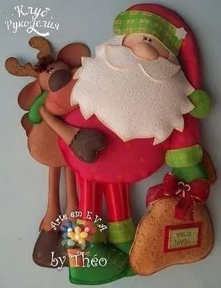 17 mejores ideas sobre Santa Claus De Fieltro en Pinterest ... 17 mejores ideas sobre Santa Claus De Fieltro en Pinterest ...