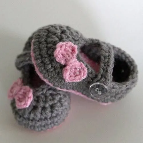 17 mejores ideas sobre Zapatos Tejidos Para Bebe en Pinterest ...