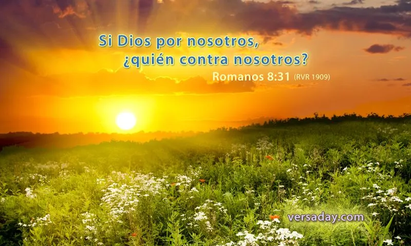 Romanos 8:31 - Versiculo para Octubre 14 Romanos 8:31 - Versiculo para Octubre 14