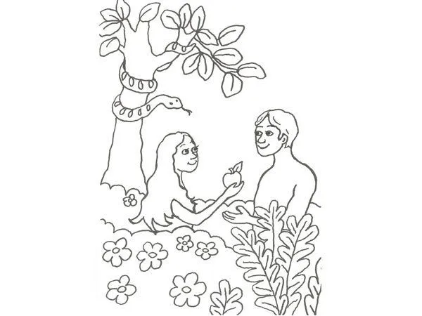 17608-4-dibujo-de-adan-y-eva- ...