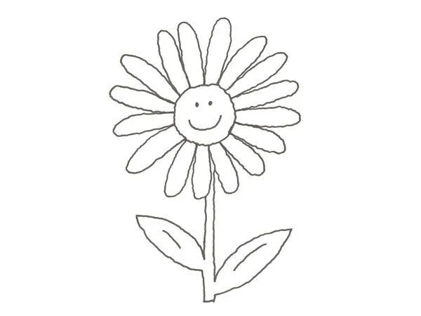 17649-4-dibujo-de-un-girasol- ...