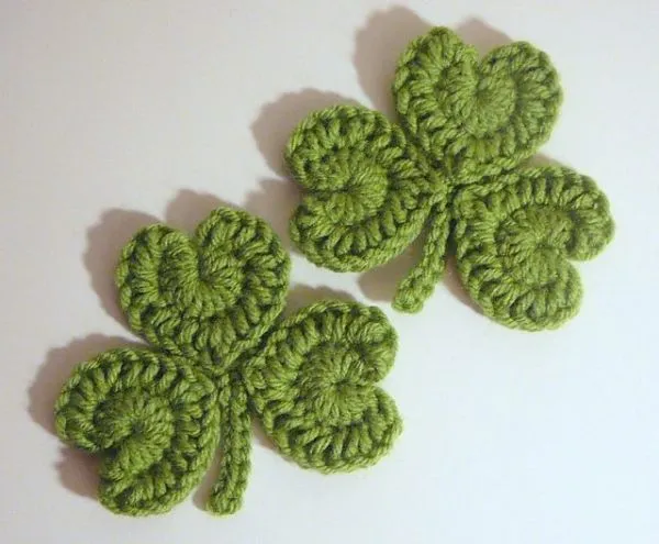 18 Crochet patrones trébol y tréboles para St. Día de Patrick | 18 Crochet patrones trébol y tréboles para St. Día de Patrick |