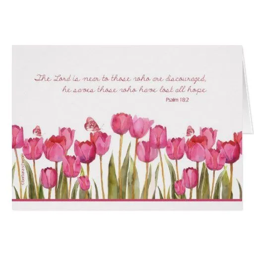 18:2 del salmo, enfermo de cáncer del estímulo felicitación de Zazzle.