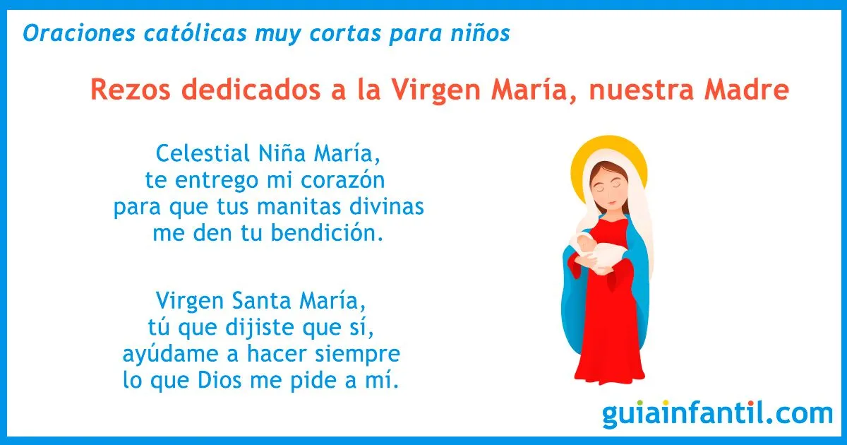 19 oraciones católicas muy cortas para memorizar y rezar con los niños 19 oraciones católicas muy cortas para memorizar y rezar con los niños