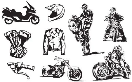 Más de 190 Vectores para motos – Tribales, llamas, y gráficos ...
