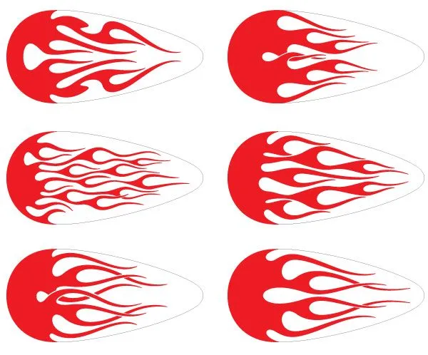 Calcomanias de flamas para motos - Imagui