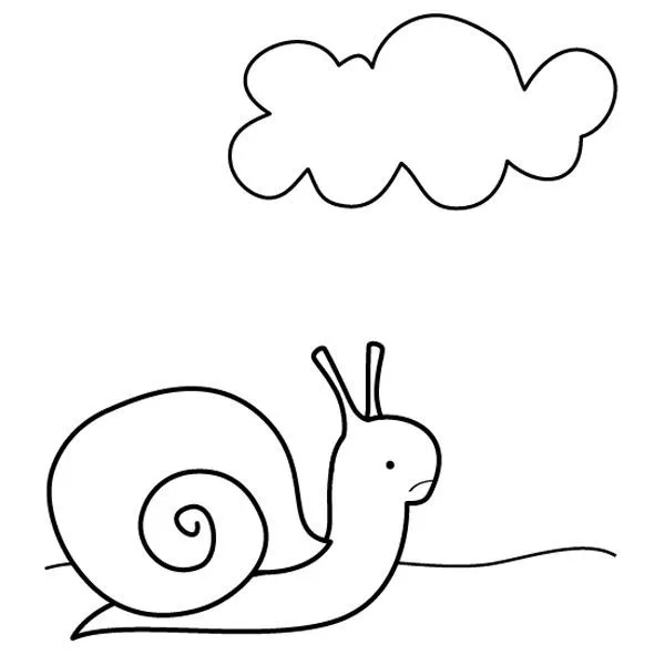 19689-4-caracol-feliz-dibujo- ...