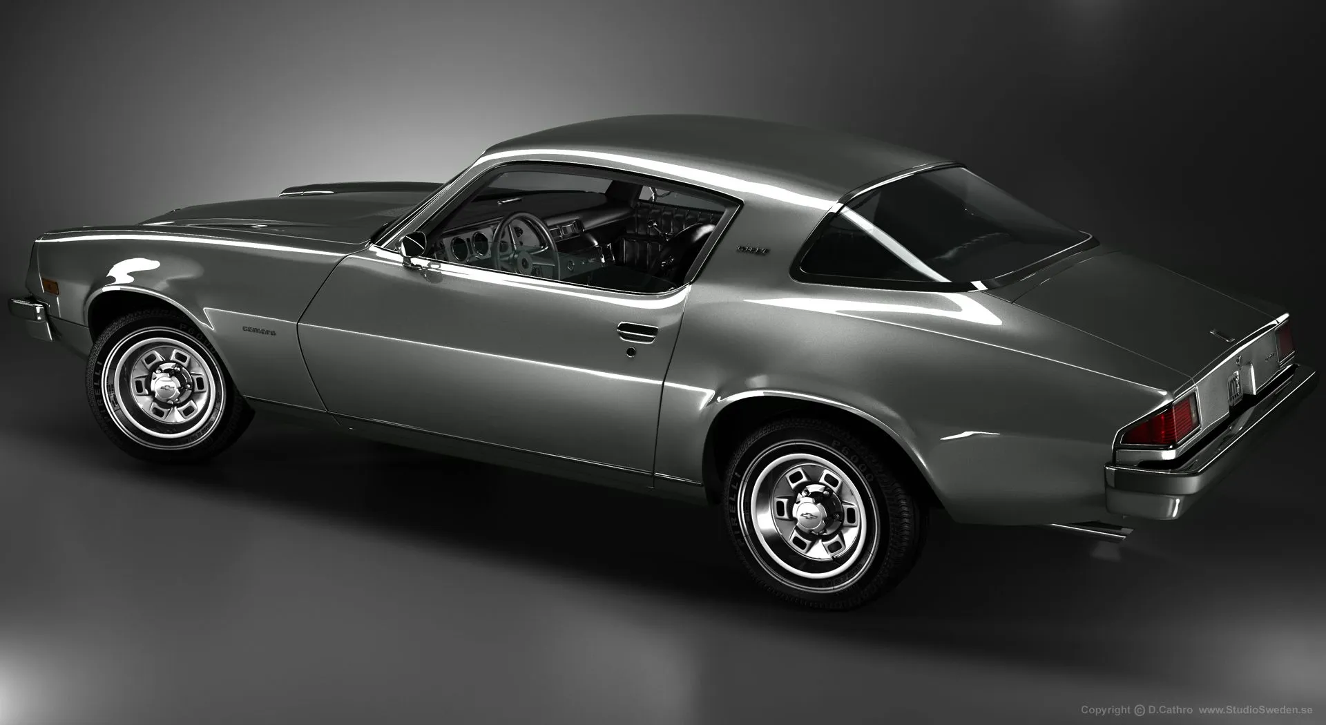 1975 Camaro 3D | Blog dos Carros Antigos