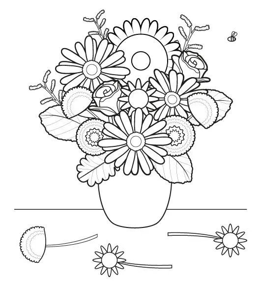 19780-4-ramo-de-flores-dibujo- ...