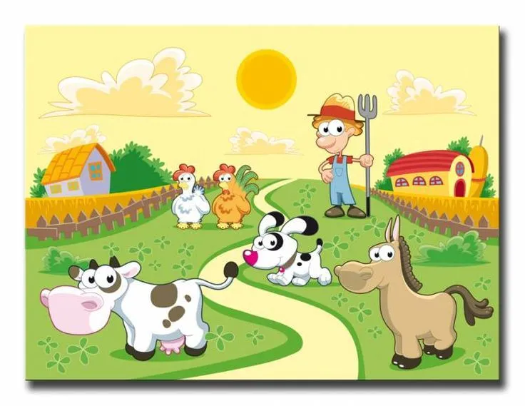 19866722 / Cuadro Animales de granja | Cuadros infantiles ... 19866722 / Cuadro Animales de granja | Cuadros infantiles ...