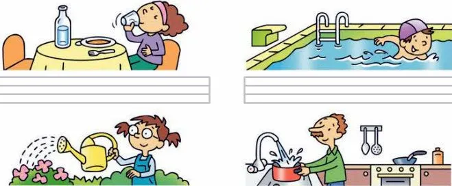 Dibujos uso del agua - Imagui