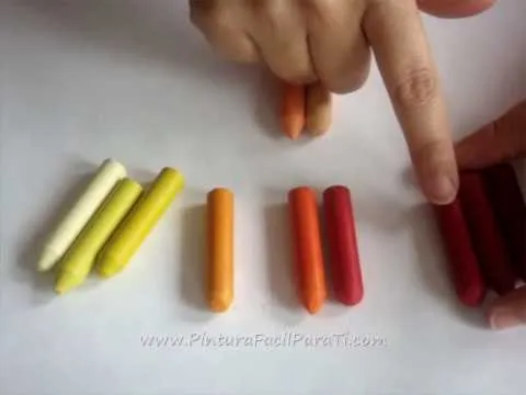 2-2 Como Pintar y Difuminar Tecnica de Ceras DIY Como combinar ...