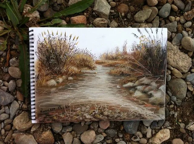 2º dibujo por el rio de Louisse Plisko | Flickr - Photo Sharing!