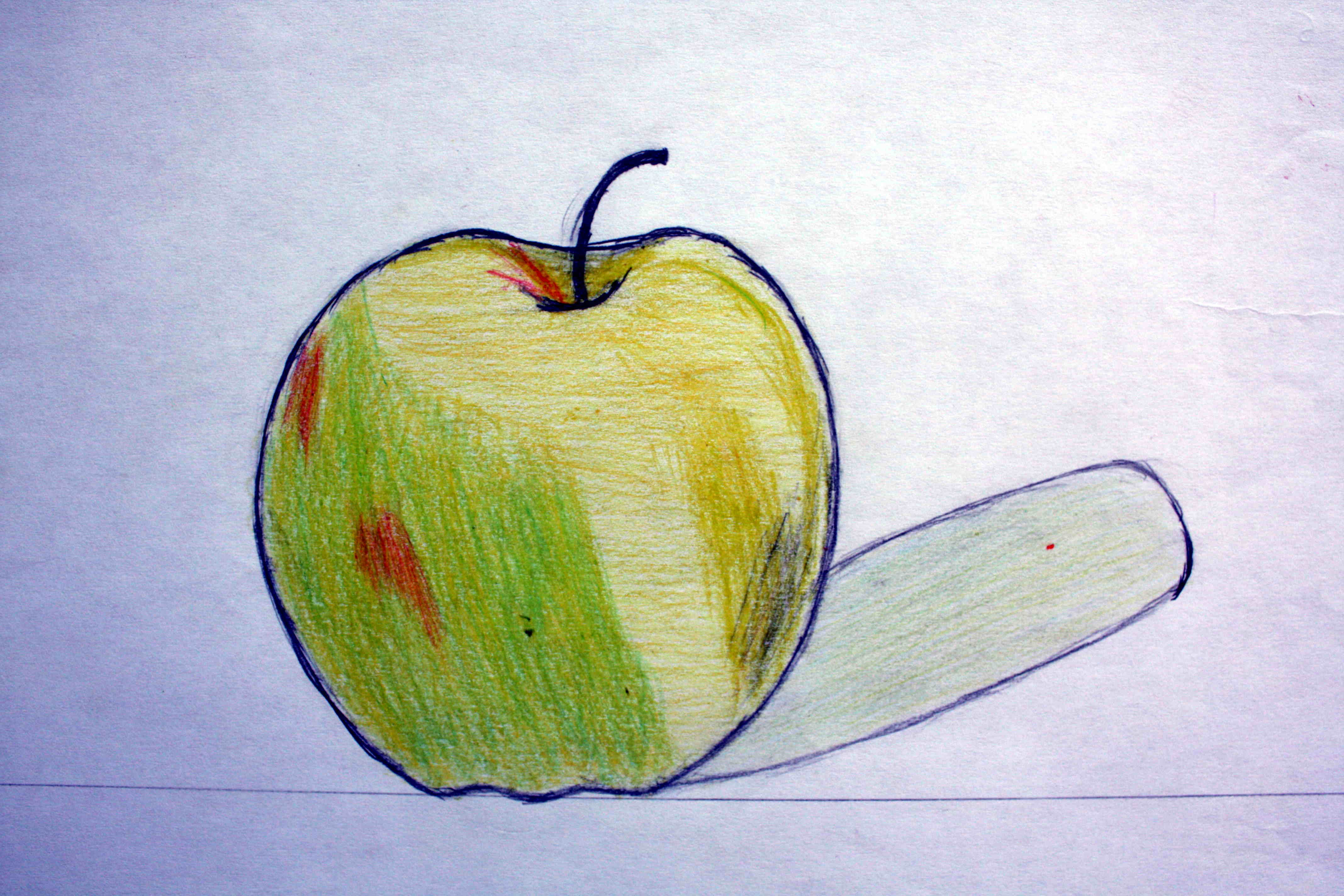 Dibujos de frutas con sombras - Imagui