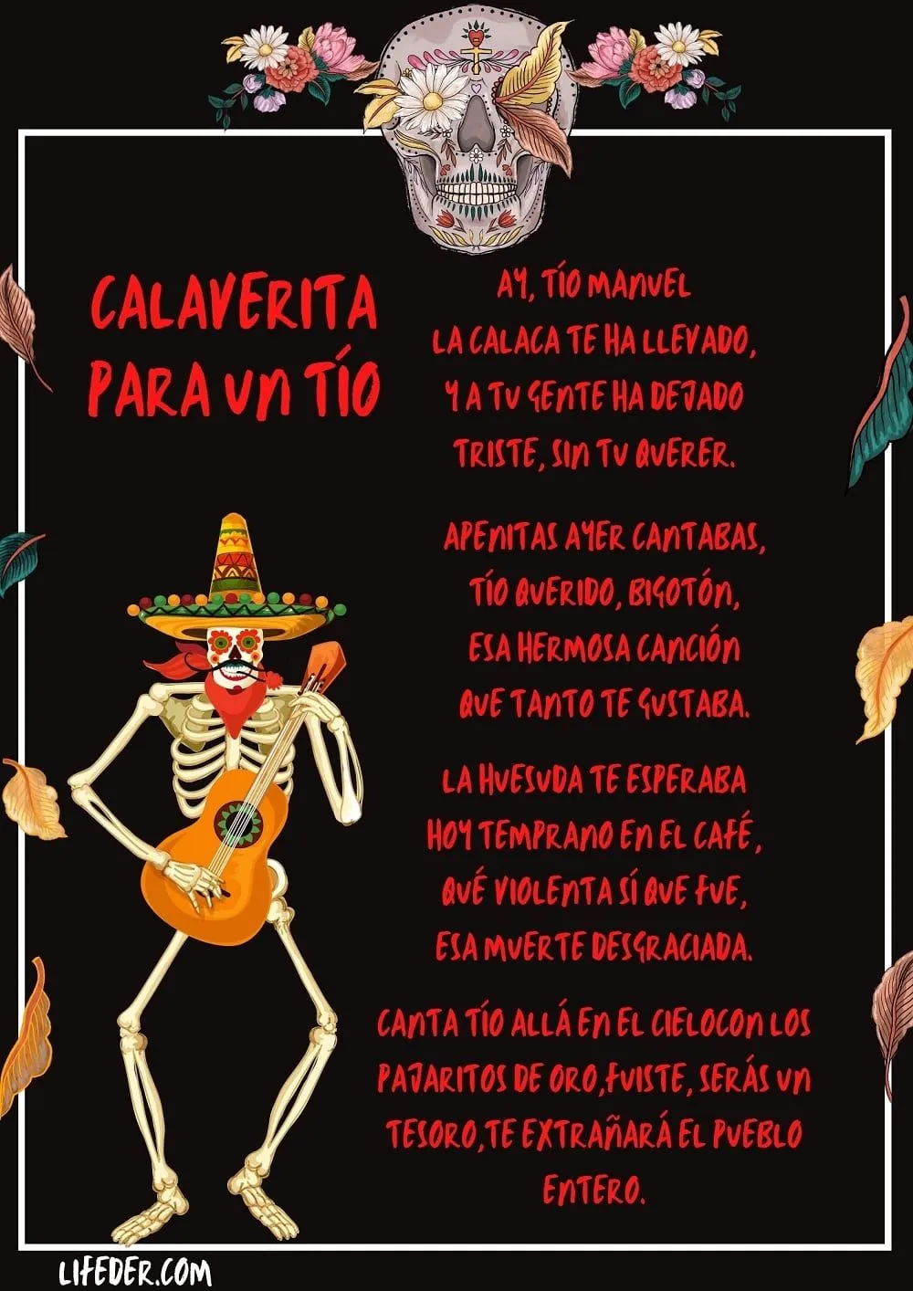 20 calaveritas literarias cortas para niños y maestros (con imágenes) 20 calaveritas literarias cortas para niños y maestros (con imágenes)
