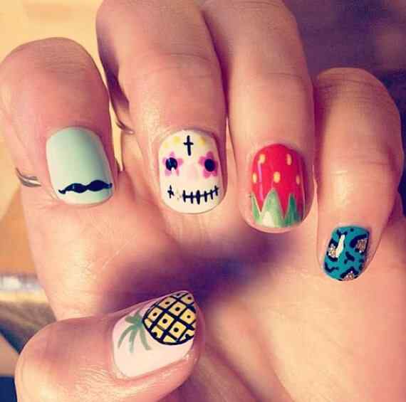 20 Ideas para pintar tus uñas | Decoración de Uñas - Manicura y ...