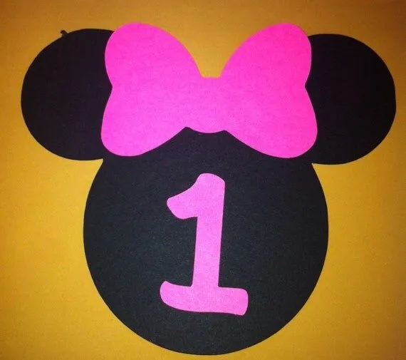 20 5 Minnie Mouse Head Silhouettes Die Cut Black by LeslisDesigns 20 5 Minnie Mouse Head Silhouettes Die Cut Black by LeslisDesigns