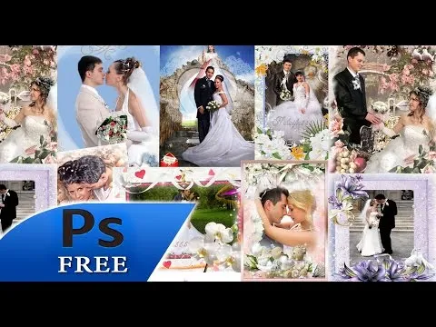 20 Pack Bodas PSD plantillas para photoshop - YouTube 20 Pack Bodas PSD plantillas para photoshop - YouTube