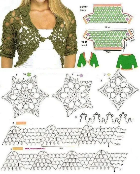 20 Patrones de Boleros en Crochet Gratis - Manualidades Y ... 20 Patrones de Boleros en Crochet Gratis - Manualidades Y ...