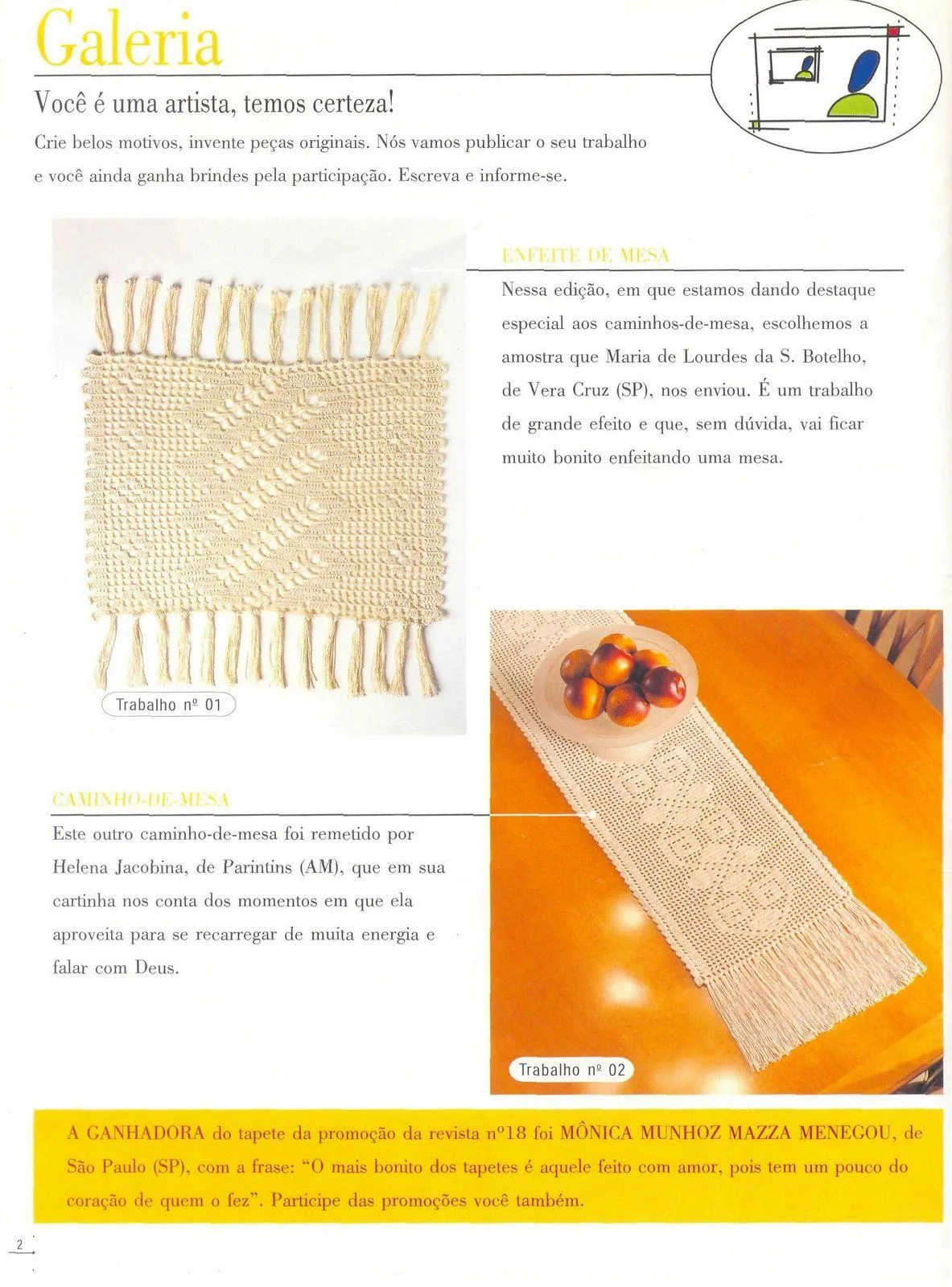 20 Patrones de Caminos de mesa, Tapetes, Manteles, Cubrecama y algo más para descargar 20 Patrones de Caminos de mesa, Tapetes, Manteles, Cubrecama y algo más para descargar