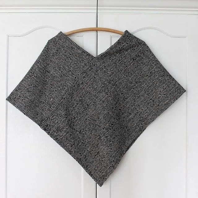 20 patrones de costura de poncho fáciles - Mi Máquina de Coser 20 patrones de costura de poncho fáciles - Mi Máquina de Coser