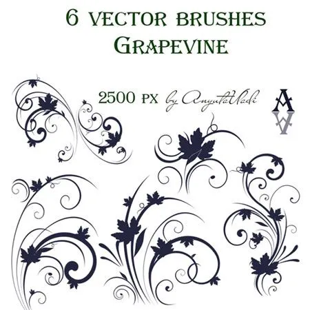 Pinceles para Photoshop florales - Imagui