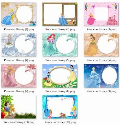 11 molduras com Princesas Disney (PNG) | Amanhã é outro dia ... 11 molduras com Princesas Disney (PNG) | Amanhã é outro dia ...