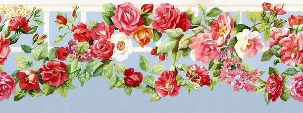 MI BAUL DEL DECOUPAGE: ALGUNAS CENEFAS CON FLORES.