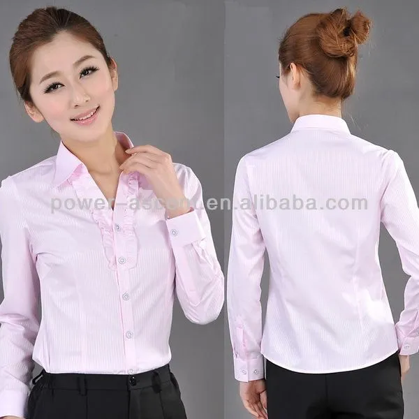 2013 camisa de mujer uniformes de oficina de diseños para la mujer ... 2013 camisa de mujer uniformes de oficina de diseños para la mujer ...