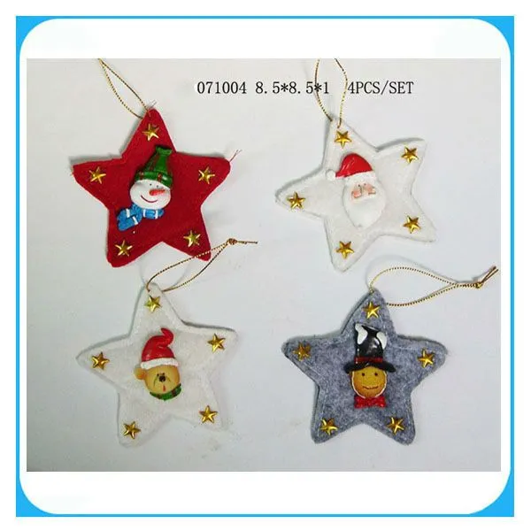 2013 fieltro hecho a mano adornos de navidad-Adornos navideños ...