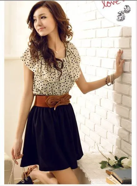 Nuevo 2013 las mujeres de moda dama vestido de gasa corto verano ... Nuevo 2013 las mujeres de moda dama vestido de gasa corto verano ...