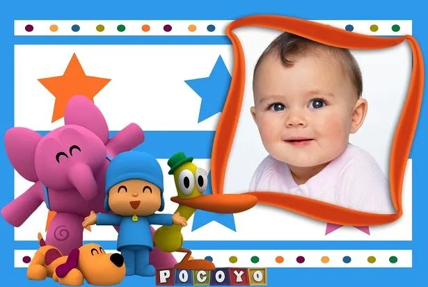 Fotomontaje de Pocoyó y sus amigos | Fotomontajes infantiles Fotomontaje de Pocoyó y sus amigos | Fotomontajes infantiles